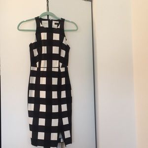 Banana Republic checkered dress